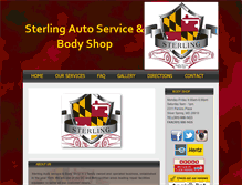 Tablet Screenshot of marylandbodyshop.com